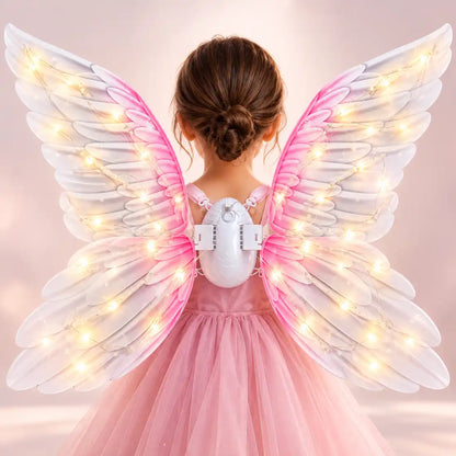 🪽 Alas de Ángel con Movimiento y Luces LED
