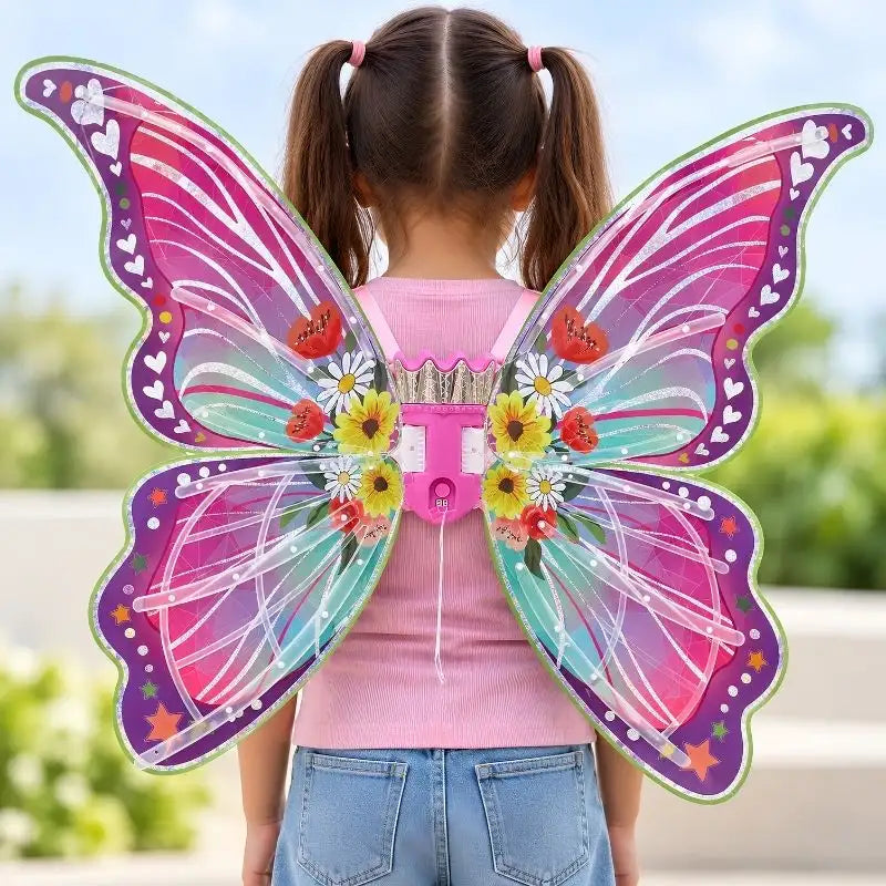 🦋 Alas de Mariposa con Movimiento y Luces LED