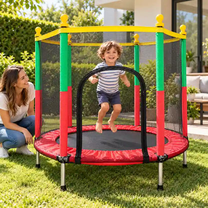 🧸 Trampolín Infantil · 1,22 m con Malla de Seguridad