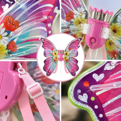 🦋 Alas de Mariposa con Movimiento y Luces LED