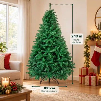 🎄 Árbol Frondoso · 2,10 m · 1300 Ramas