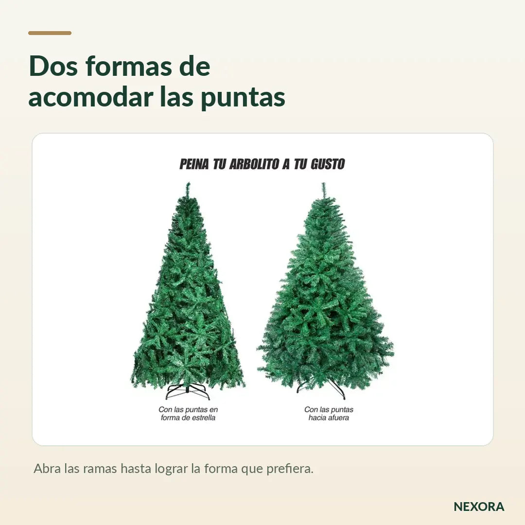 🎄 Árbol Frondoso · 2,10 m · 1300 Ramas