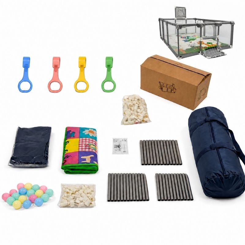 Corral Infantil Grande de 1.90 m con Tapete y Accesorios para Jugar con Más Libertad 🧸