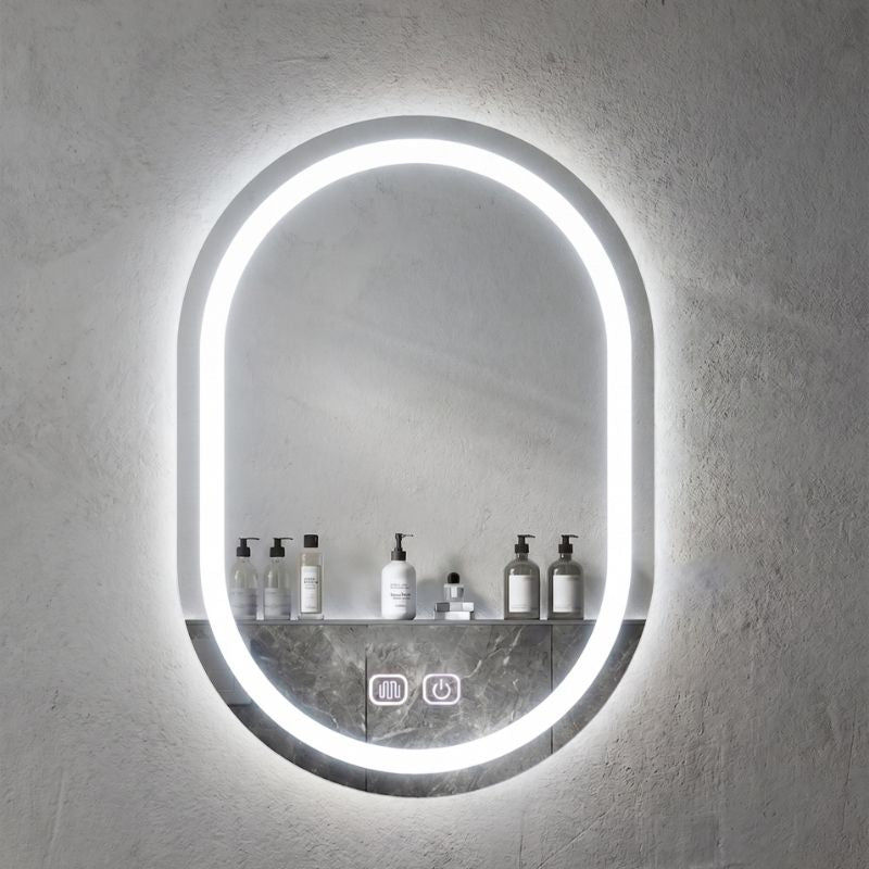 ✨ Espejo Ovalado LED con 3 Tonos de Luz para Verte Mejor y Transformar tu Espacio
