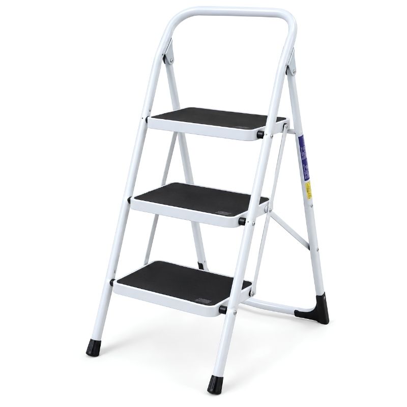 🪜 Escalera Plegable de 3 Peldaños para Llegar Más Alto con Facilidad