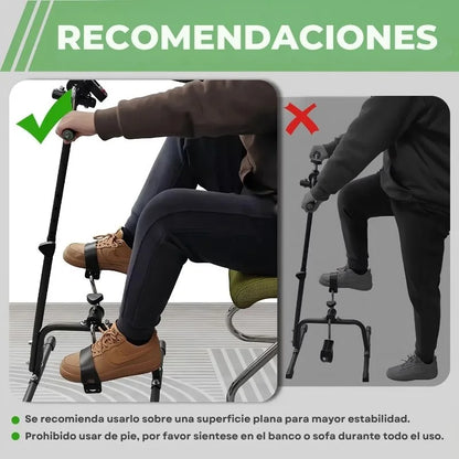 🚴 Bicicleta Ejercitadora para Brazos y Piernas Ajustable para Usar desde Casa