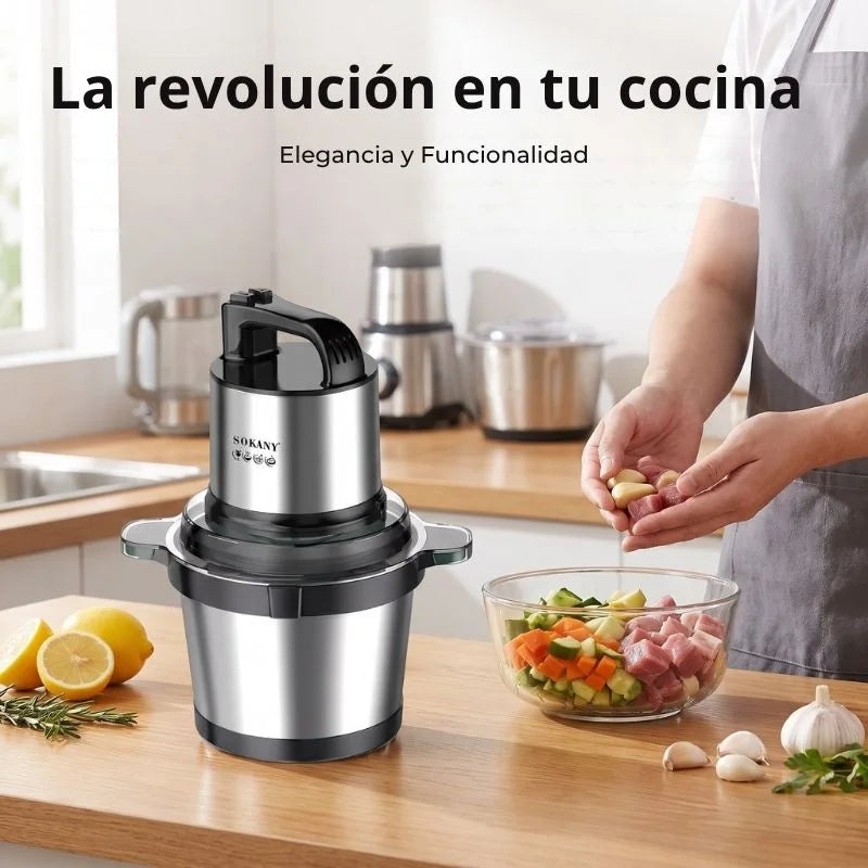 Picadora Eléctrica Sokany 2L y 4L | 800W