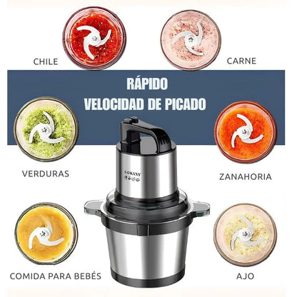 Picadora Eléctrica Sokany 2L y 4L | 800W