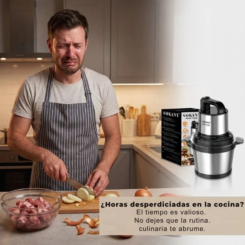 Picadora Eléctrica Sokany 2L y 4L | 800W
