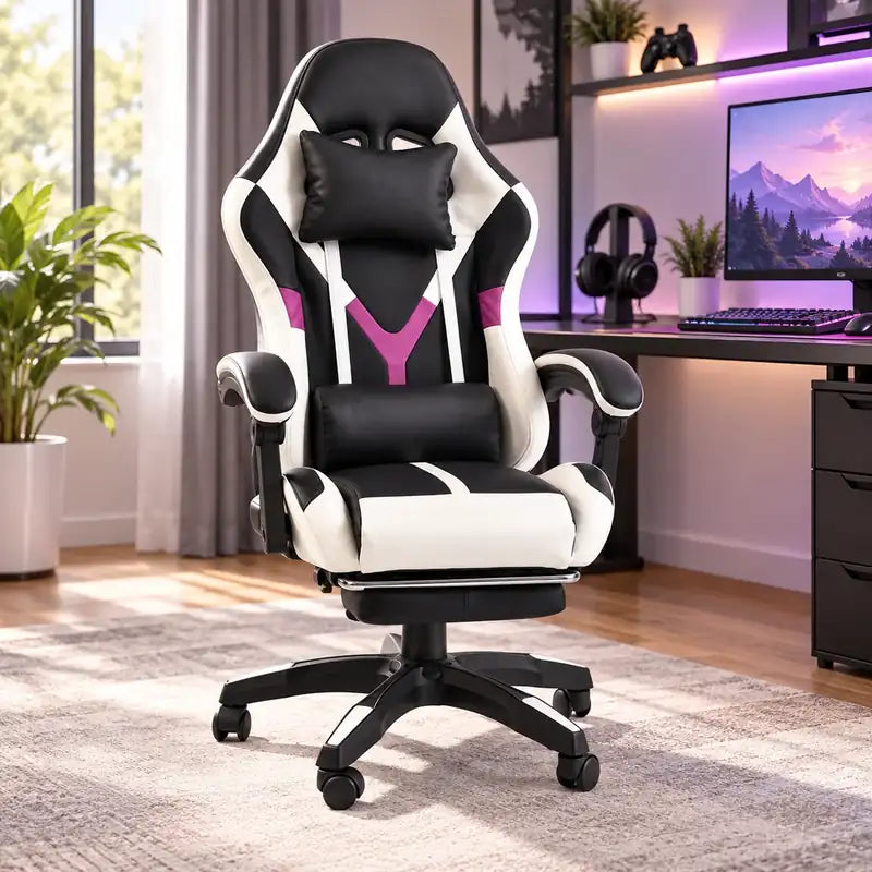 Silla gamer tricolor