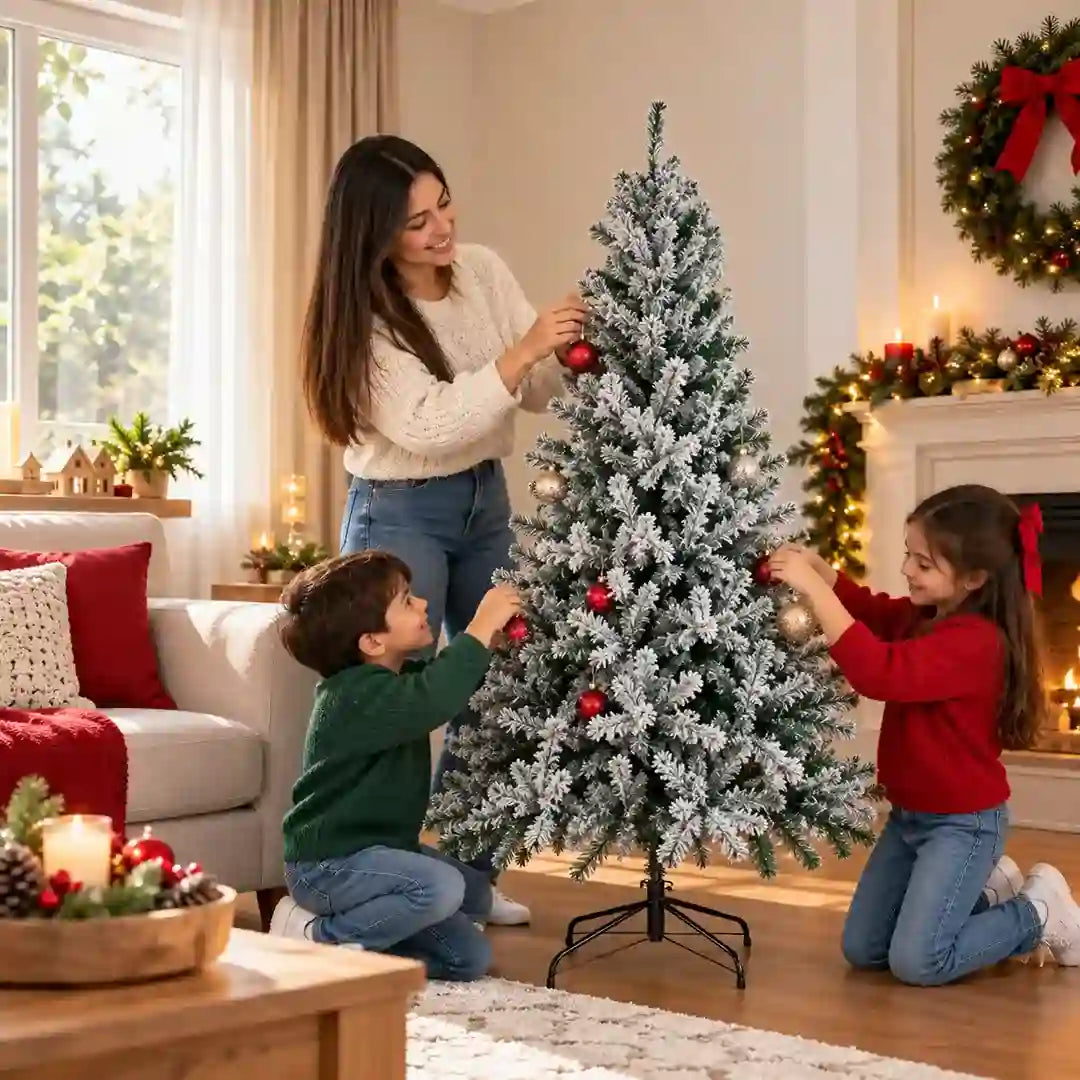 ❄️ Árbol Nevado · 1,60 m · 400 Ramas