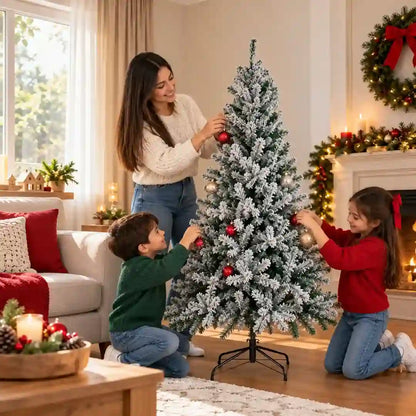 ❄️ Árbol Nevado · 1,60 m · 400 Ramas